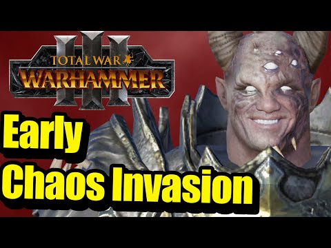 The Early Chaos Invasion in Warhammer3 Is SCARY