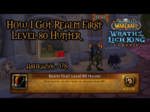 How I Got Realm First 80 Hunter [WotLK Classic]