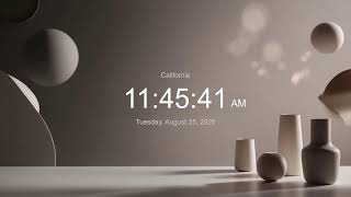 🔴 LIVE | California Clock – Current Time Now (Pacific Time, US)