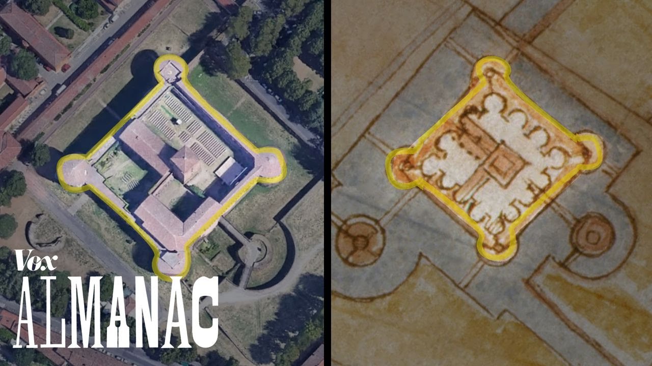 How Leonardo da Vinci made a "satellite" map in 1502