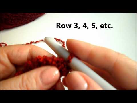 DIY Crochet Ruffle Scarf