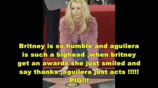 BRITNEY SPEARS HAS A STAR ON THE WALK OF FAME BUT PIGTINA AGUILERA DOESN'T AHAHAHAH