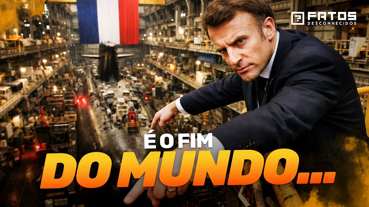 Macron exalta seu submarino juízo final!