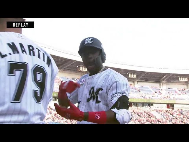 【6回裏】マリーンズ・エチェバリア 3ランホームランで相手を突き放す!! 2021/5/29 M-C