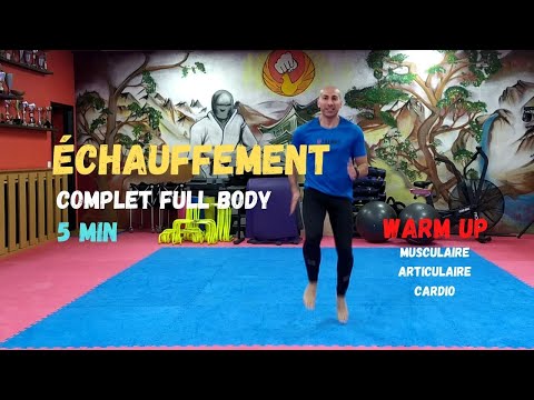 Echauffement complet articulaire, musculaire et cardio