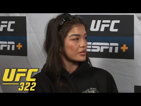 'I feel really ready!' - Tracy Cortez on her bout against Erin Blanchfield at #UFC322 | ESPN MMA