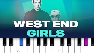 Pet Shop Boys - West End Girls (piano tutorial)