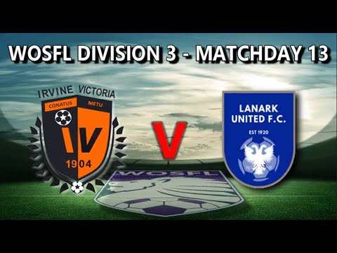 Irvine Vics 1 : Lanark Utd 3 - 4th November 2023