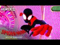 The Heroes Team Up Spider Man Into The Spider Verse Hall Of Heroes