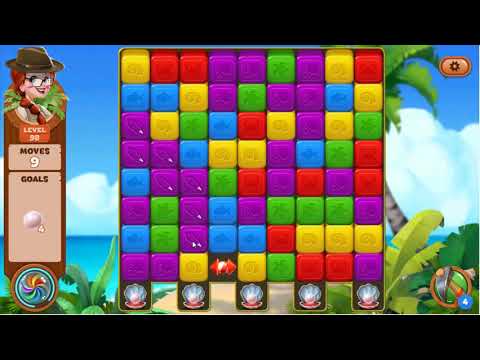 Lost Island Blast Adventure Level 98 - No Boosters