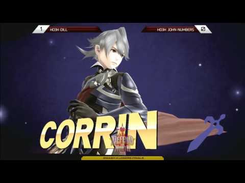 SSB4 Tournament: Defend the North 2016 Top 8 Losers Final - Dill (D Kong) vs John Numbers (Corrin)