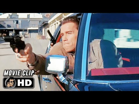 RAW DEAL Clip - "Car Chase Shootout" (1986) Arnold Schwarzenegger