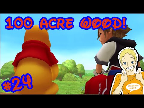 Kingdom Hearts 1.5 HD ReMix | Proud Mode Walkthrough Part 24 | 100 Acre Wood Guide