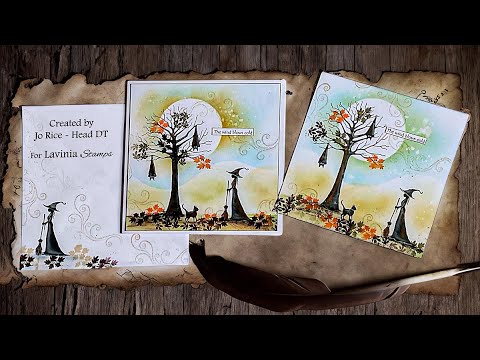 Autumn Tree of Spirit by Jo Rice - A Lavinia Stamps Tutorial