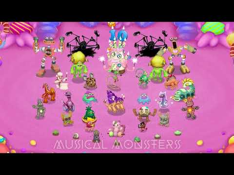 Candy Island Full song, All Monsters (2 Werdos Included) || My Singing Monsters: The Lost Landscape