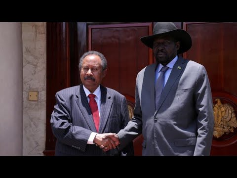 عبد الله حمدوك يصل جنوب السودان في أول زيارة رسمية يقوم بها خارج البلاد