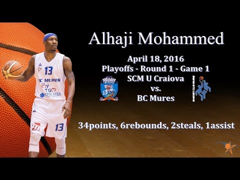 Alhaji Mohammed vs. SCM U Craiova - Apr 18, 2016