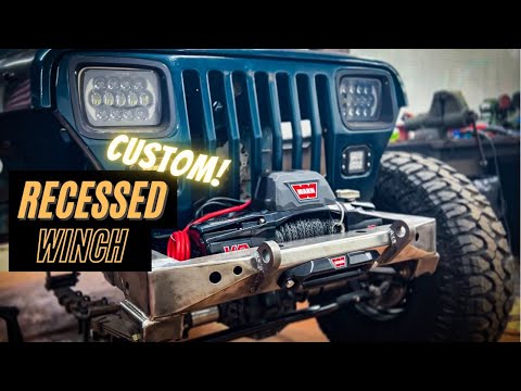 Custom Jeep YJ Recessed Winch