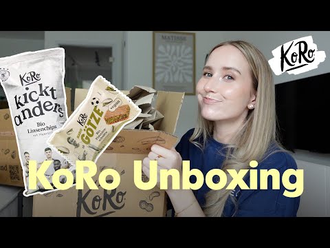KORO UNBOXING & TASTE TEST I Ich zeige euch meine Juli Bestellung - Marie Inspire