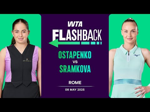 Jelena Ostapenko vs. Rebecca Sramkova | 2025 Rome Round 2 | WTA Match Highlights
