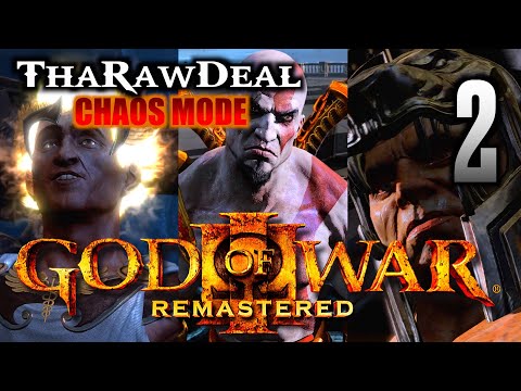 God Of War 3 Remastered PS5 Walkthrough Part 2 - Helios, Hermes, and Hercules BOSS Fights (CHAOS)
