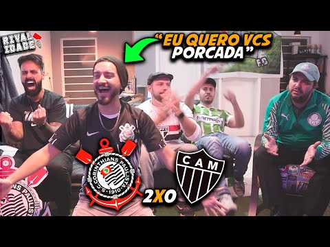 React Corinthians 2x0 Atlético MG | Melhores momentos | Gols | Copa do Brasil