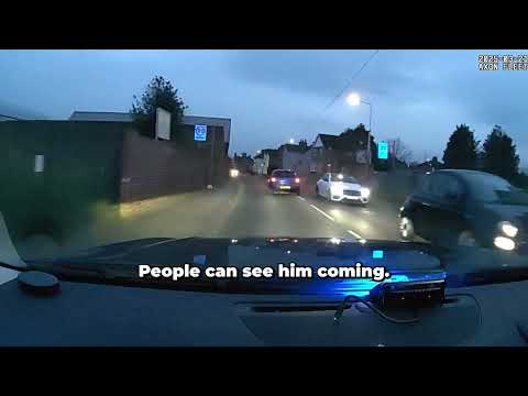 Disqualified driver flees collision leading police on dangerous chase