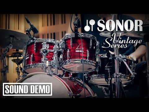 Sonor VINTAGE SERIES drums & Agean NATURAL cymbals sound demo