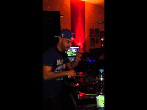 Dj Kid Cubano plays at the Zapatto in Mannheim Germany , some Mambo