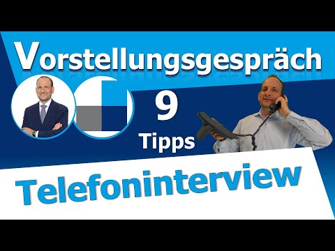 Telefoninterview = Vorstellungsgespräch am 📞Telefon - Die 9 wichtigsten Tipps