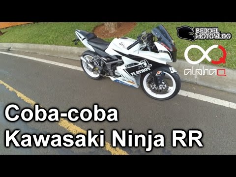 Coba-coba Kawasaki Ninja RR 2012 - Naik Motornya Shinchan | #MotoVlog Indonesia