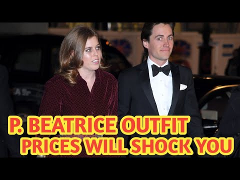 THE ELEGANT APPEARANCE  OF PRINCESS BEATRICE. THE MOST CLASSIC ROYAL