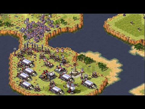 Yuri's Revenge  New Pattern of island Brutal Ai 7 vs 1