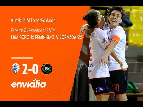 PARTIDO // JORNADA 26 // OURENSE ENVIALIA FSF - JIMBEE ROLDÁN FSF // 27/04 // (2-0)