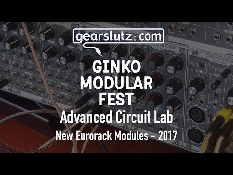 Advanced Circuit Lab - Gate Mix - VC Panning Amp - Audio Interface @ Ginko Modular Fest 2017
