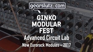 Advanced Circuit Lab - Gate Mix - VC Panning Amp - Audio Interface @ Ginko Modular Fest 2017