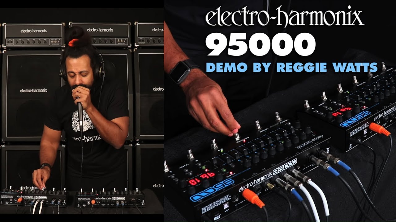 Reggie Watts Demos the EHX 95000 Performance Loop Laboratory