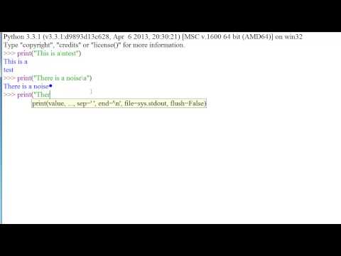 Python 3 Tutorial 5 Print Function