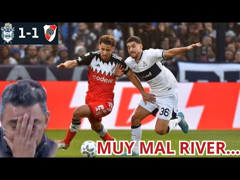 SE LLEVA UN PUNTO JUGANDO MAL! Gimnasia LP 1 River 1 l Análisis, Liga Profesional 2024 #river