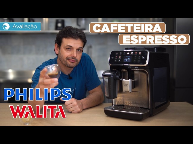 Imagem do vídeo da avaliação Cafeteira Philips Walita 5500 LatteGo