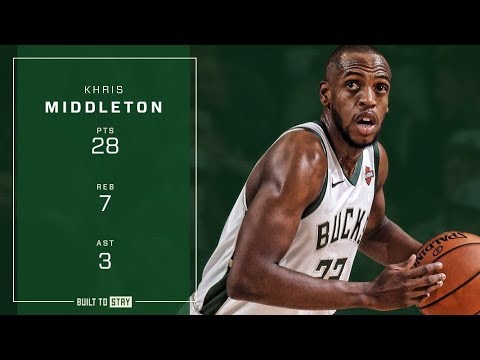 Khris Middleton Scores 28 Points vs Timberwolves | 2.23.19