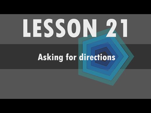 Lesson 21 Polish language – Asking for directions