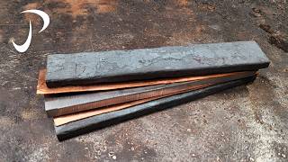 Forging a Chef Knife With Copper Go Mai - Full Process