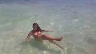 Hello from the Dead Sea! Permanent Makeup lasts in the water!