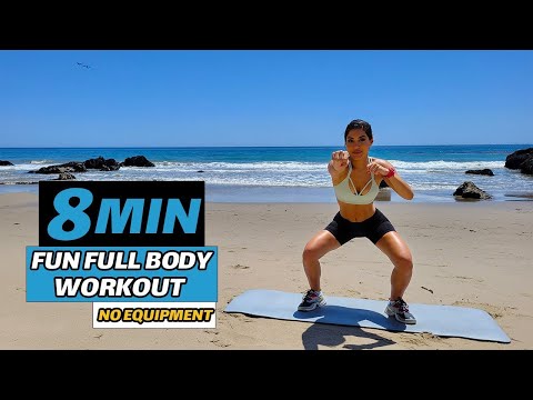 8 MIN FUN FULL BODY - with Ofenbach / Cardio, Leg + Arm Workout I No Equipment
