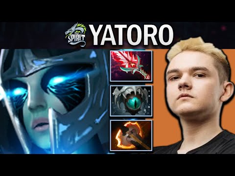 Phantom Assassin Dota 2 Gameplay Spirit.Yatoro with 17 Kills and Bloodthorn