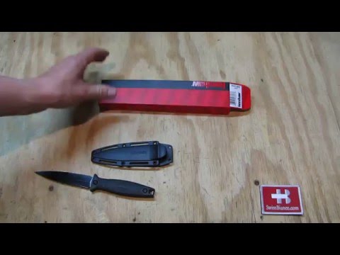 kershaw secret agent dagger -  only one side is sharpened