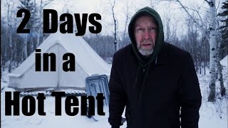 Glamping in a Canvas Hot Tent...on an Eco Resort?