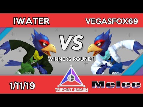 Tripoint Smash 43 - Winners Round 1 - iWater (Falco) Vs. VegasFox69 (Falco/Luigi)
