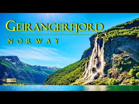 Geirangerfjord, Norway 4K ~ Travel Guide (Relaxing Music)